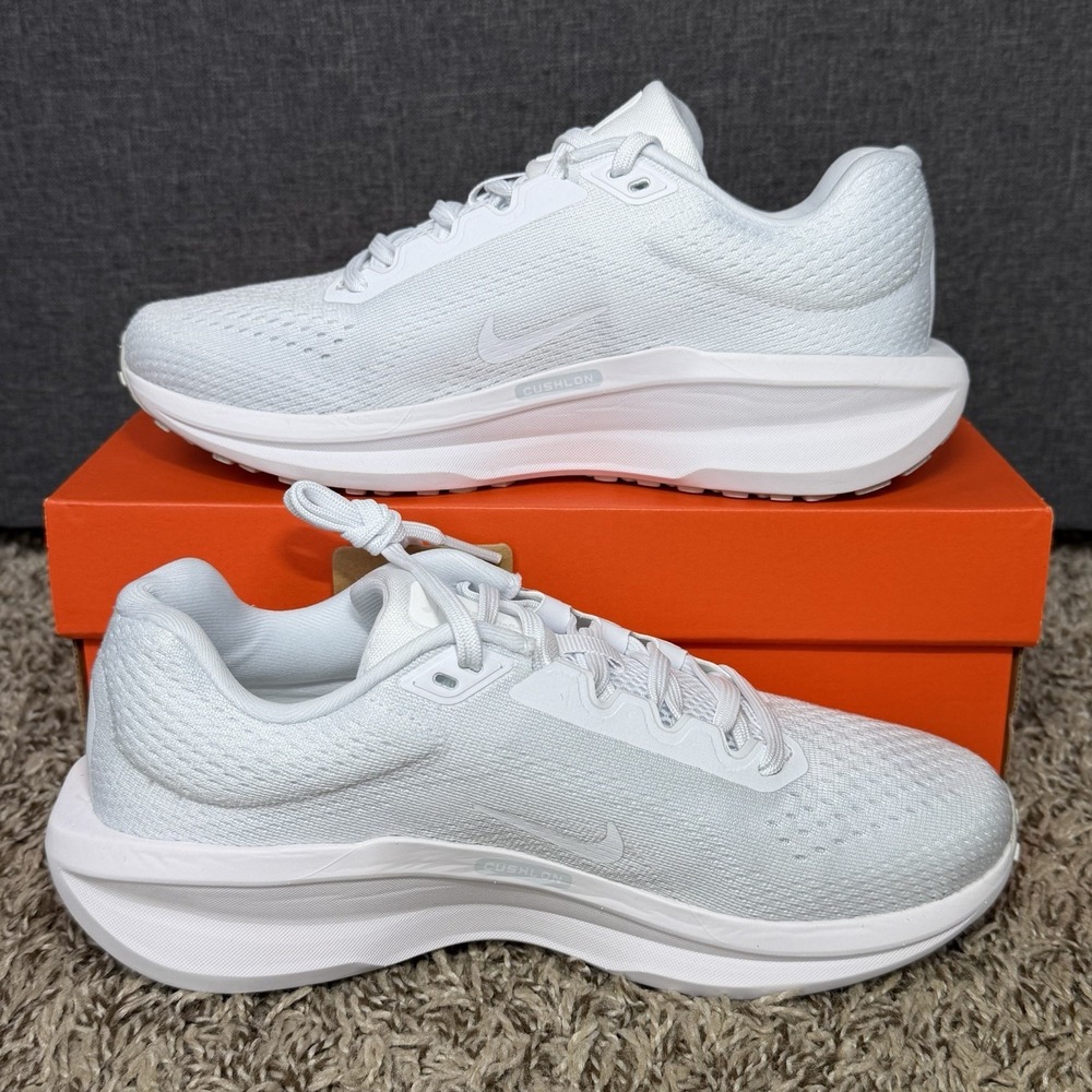 Nike Winflo 11 Running Shoes Womens Size 6.5 White Photon Dust FJ9510-100 NEW - Picture 2 of 7